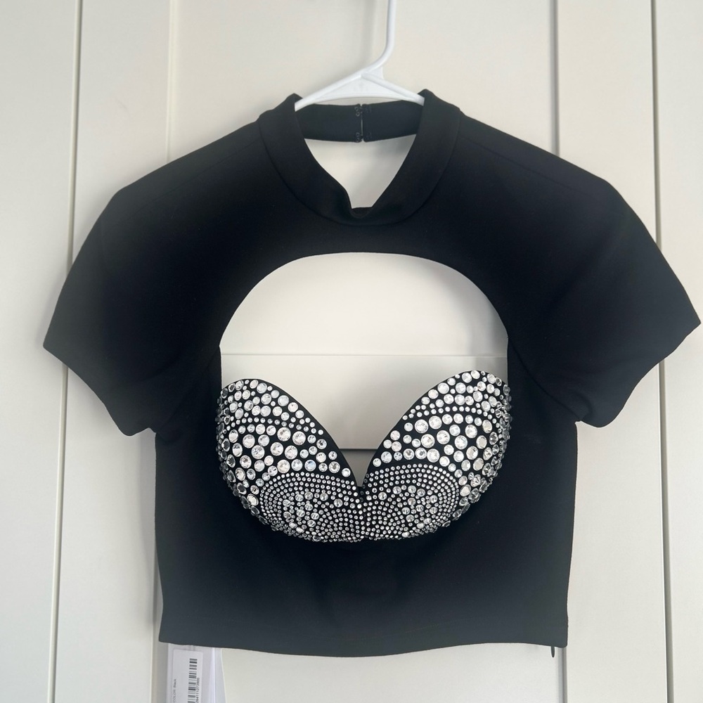 DESIGNER: AREA Bustier Cup T-Shirt
